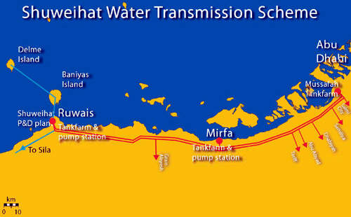 Shuweihat Scheme Map